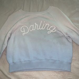 Cropped sweatshirt